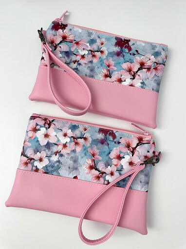 Cherry Blossom Wristlet