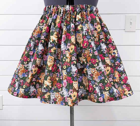 Garden Cats Skirt