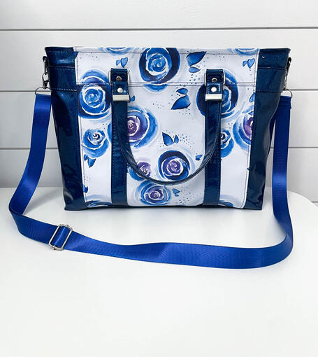 Glitter Blue Handbag